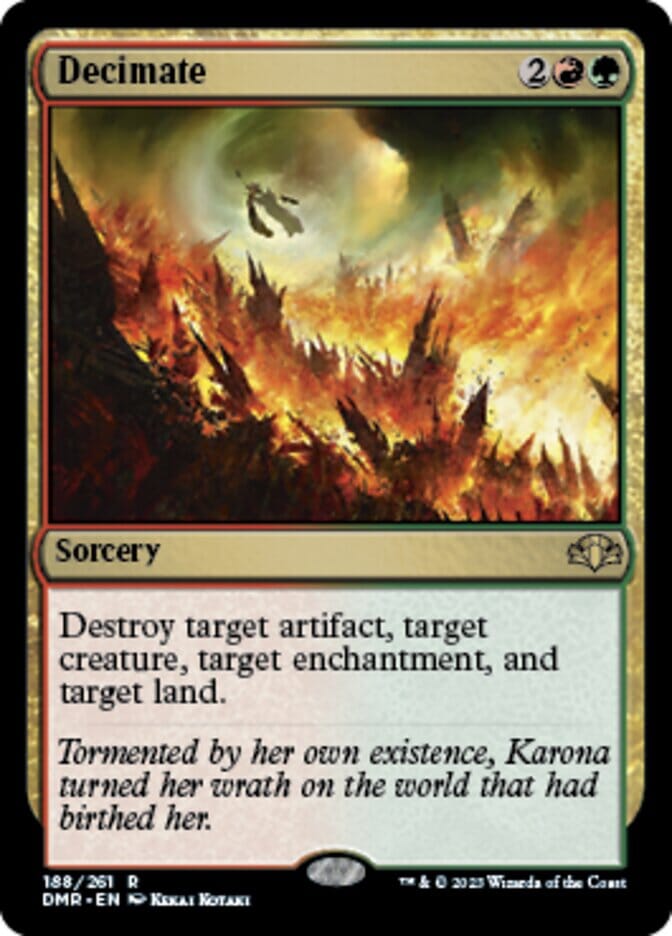Decimate [Dominaria Remastered] MTG Single Magic: The Gathering  | Multizone: Comics And Games