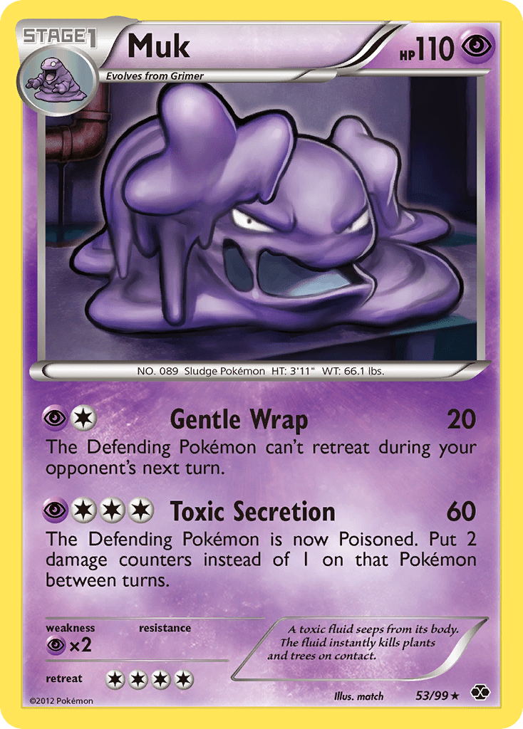 Muk (53/99) [Black & White: Next Destinies] Pokemon Single Pokémon  | Multizone: Comics And Games