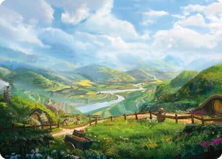 Plains Art Card [The Lord of the Rings: Tales of Middle-earth Art Series] MTG Single Magic: The Gathering  | Multizone: Comics And Games