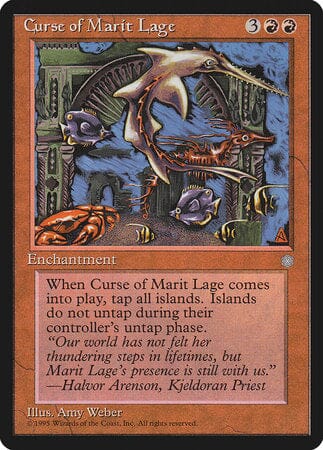 Curse of Marit Lage [Ice Age] MTG Single Magic: The Gathering  | Multizone: Comics And Games