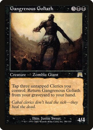 Gangrenous Goliath [Onslaught] MTG Single Magic: The Gathering  | Multizone: Comics And Games