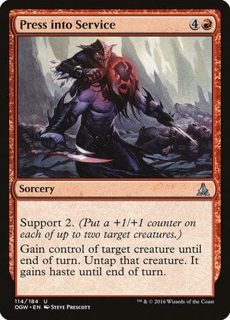 Press into Service [Oath of the Gatewatch] MTG Single Magic: The Gathering  | Multizone: Comics And Games
