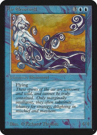 Air Elemental [Limited Edition Alpha] MTG Single Magic: The Gathering  | Multizone: Comics And Games