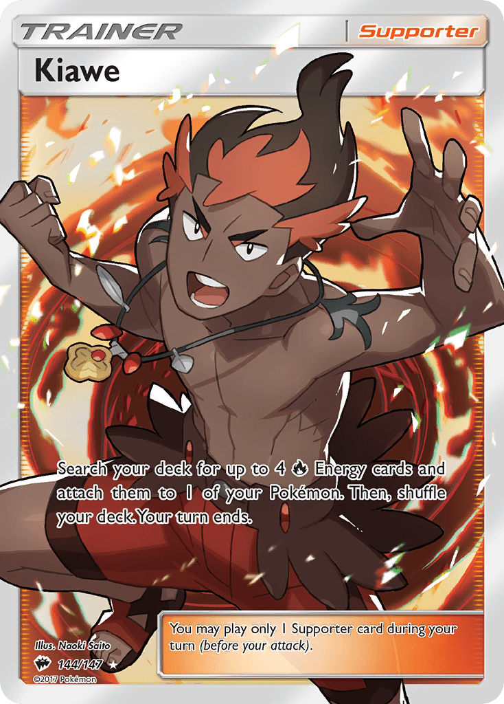 Kiawe (144/147) [Sun & Moon: Burning Shadows] Pokemon Single Pokémon  | Multizone: Comics And Games