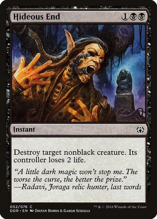 Hideous End [Duel Decks: Nissa vs. Ob Nixilis] MTG Single Magic: The Gathering  | Multizone: Comics And Games