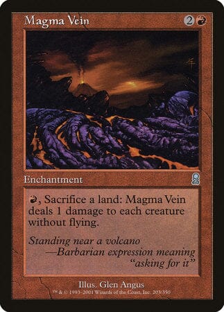 Magma Vein [Odyssey] MTG Single Magic: The Gathering  | Multizone: Comics And Games