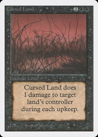 Cursed Land [Unlimited Edition] MTG Single Magic: The Gathering  | Multizone: Comics And Games