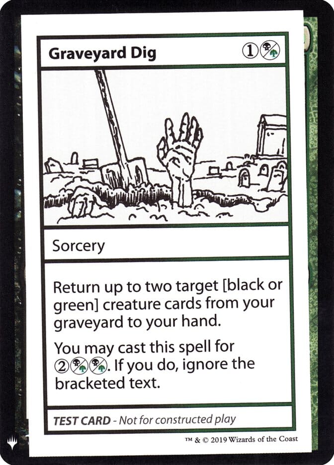 Graveyard Dig [Mystery Booster Playtest Cards] MTG Single Magic: The Gathering  | Multizone: Comics And Games