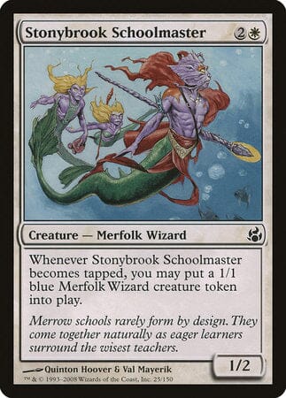 Stonybrook Schoolmaster [Morningtide] MTG Single Magic: The Gathering  | Multizone: Comics And Games