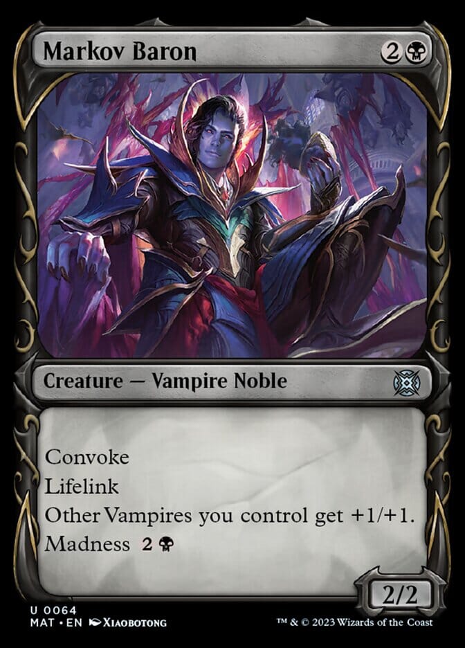 Markov Baron (Showcase) [March of the Machine: The Aftermath] MTG Single Magic: The Gathering  | Multizone: Comics And Games