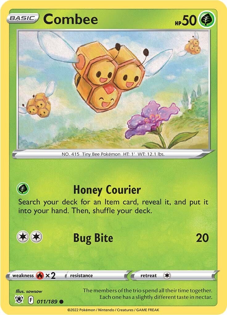 Combee (011/189) [Sword & Shield: Astral Radiance] Pokemon Single Pokémon  | Multizone: Comics And Games