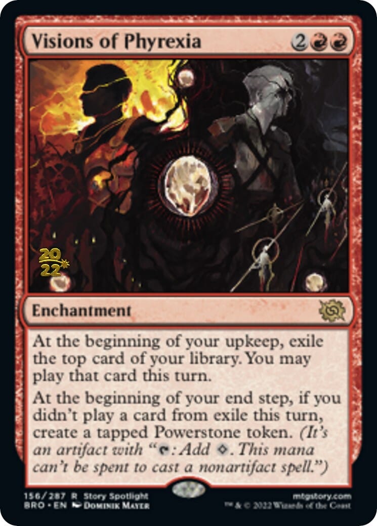 Visions of Phyrexia [The Brothers' War: Prerelease Promos] MTG Single Magic: The Gathering  | Multizone: Comics And Games