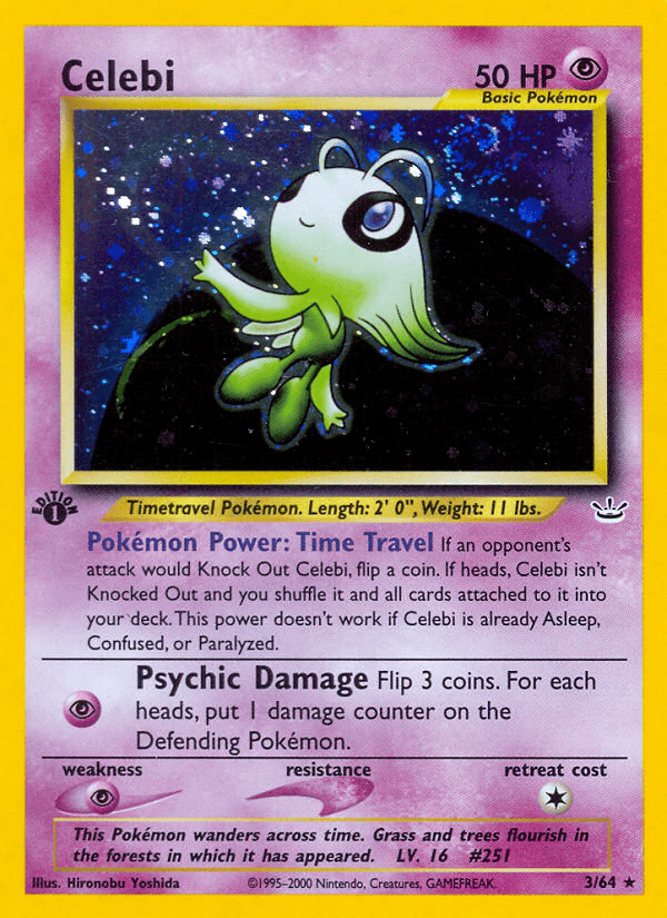 Celebi (3/64) [Neo Revelation 1st Edition] Pokemon Single Pokémon  | Multizone: Comics And Games