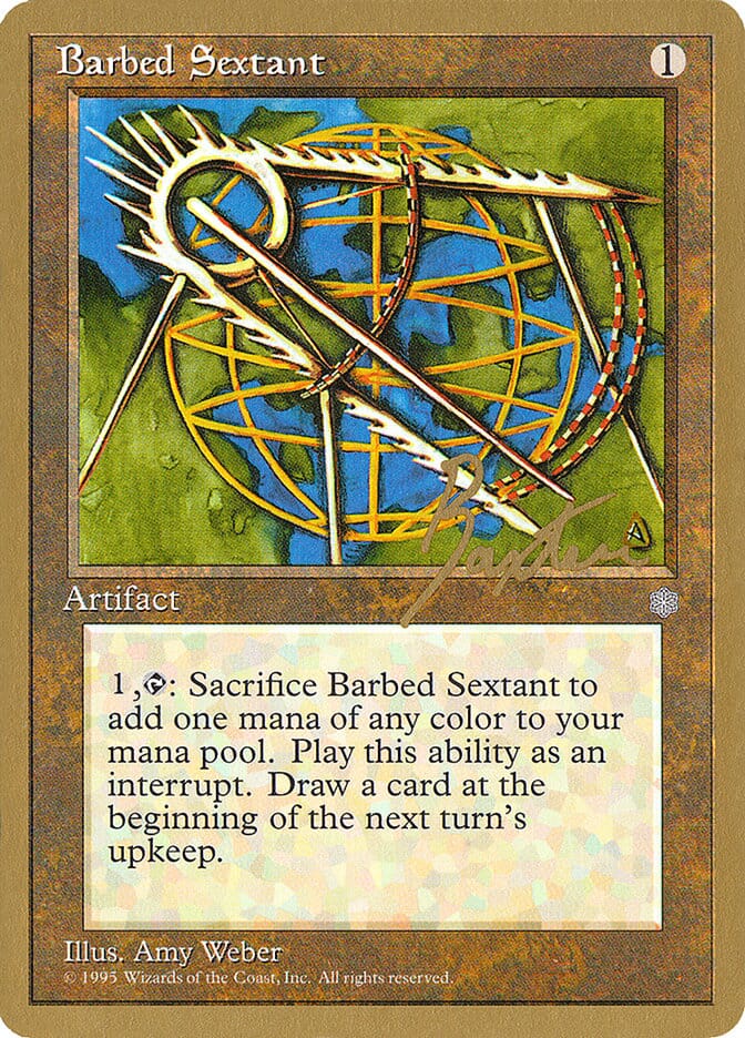 Barbed Sextant (George Baxter) [Pro Tour Collector Set] MTG Single Magic: The Gathering  | Multizone: Comics And Games