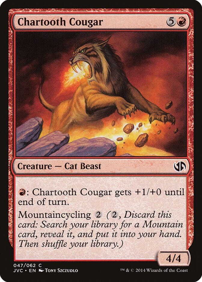 Chartooth Cougar [Duel Decks Anthology] MTG Single Magic: The Gathering  | Multizone: Comics And Games
