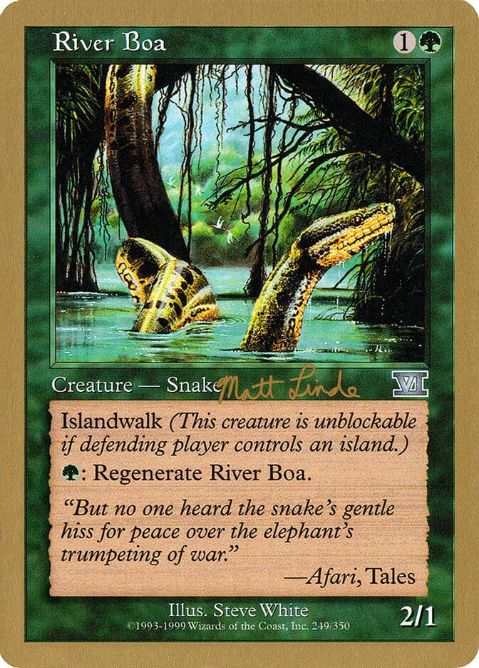 River Boa (Matt Linde) [World Championship Decks 1999] – Multizone