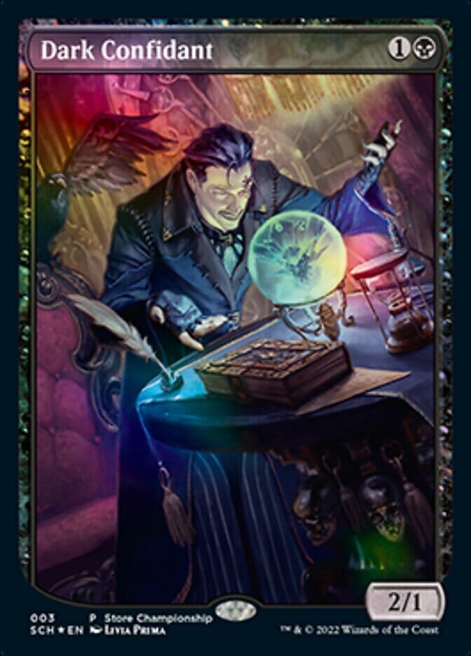 Dark Confidant (Extended Art) [Store Championships 2022] MTG Single Magic: The Gathering  | Multizone: Comics And Games