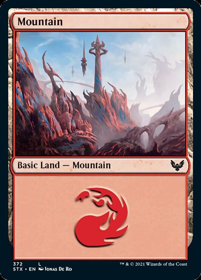 Mountain (#372) [Strixhaven: School of Mages] MTG Single Magic: The Gathering  | Multizone: Comics And Games