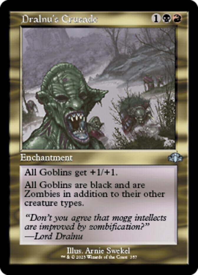 Dralnu's Crusade (Retro) [Dominaria Remastered] MTG Single Magic: The Gathering  | Multizone: Comics And Games