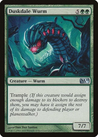 Duskdale Wurm [Magic 2011] MTG Single Magic: The Gathering  | Multizone: Comics And Games