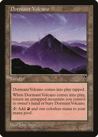 Dormant Volcano [Visions] MTG Single Magic: The Gathering  | Multizone: Comics And Games