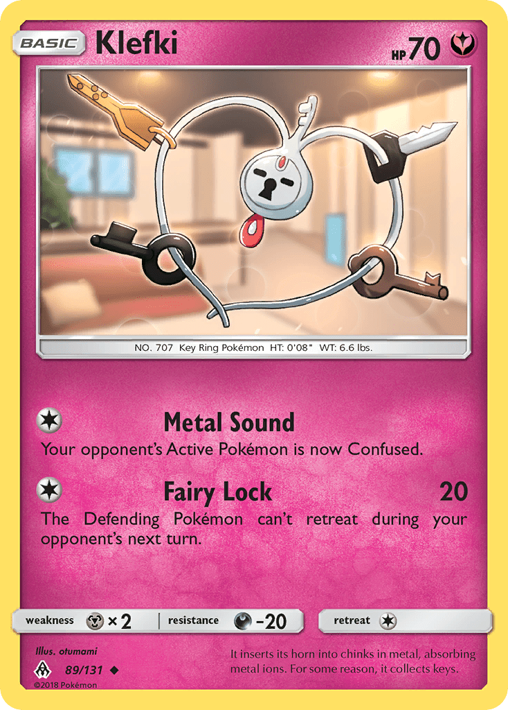 Klefki (89/131) [Sun & Moon: Forbidden Light] Pokemon Single Pokémon  | Multizone: Comics And Games