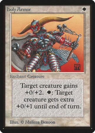 Holy Armor [Limited Edition Beta] MTG Single Magic: The Gathering  | Multizone: Comics And Games