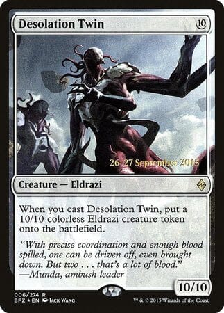 Desolation Twin [Battle for Zendikar Promos] MTG Single Magic: The Gathering  | Multizone: Comics And Games