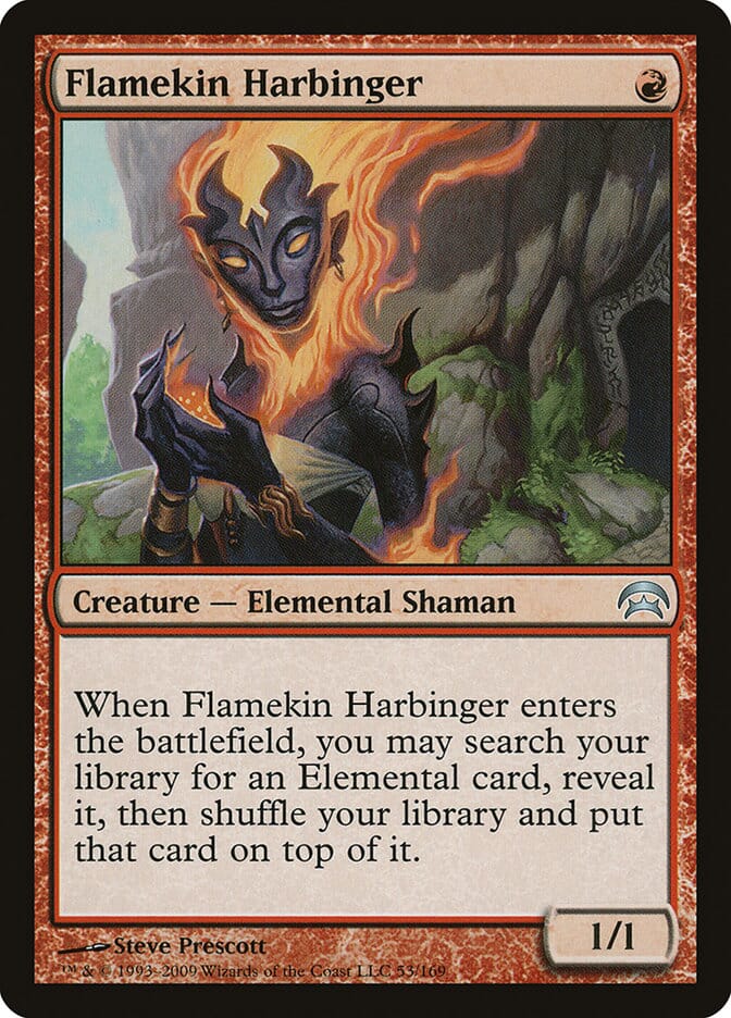 Flamekin Harbinger [Planechase] MTG Single Magic: The Gathering  | Multizone: Comics And Games