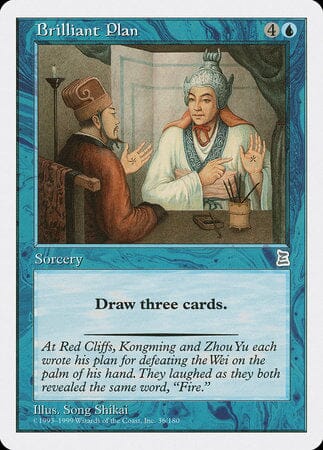 Brilliant Plan [Portal Three Kingdoms] MTG Single Magic: The Gathering  | Multizone: Comics And Games