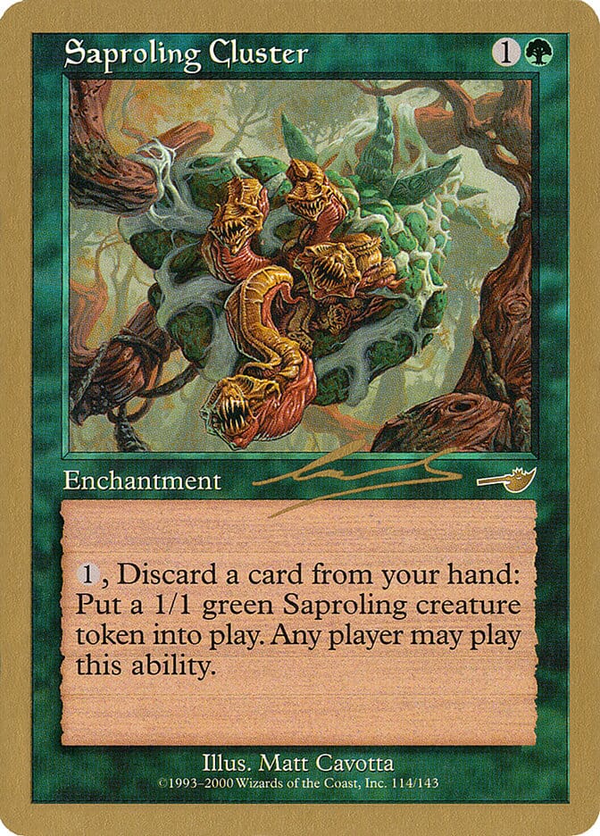 Saproling Cluster (Nicolas Labarre) [World Championship Decks 2000] MTG Single Magic: The Gathering  | Multizone: Comics And Games