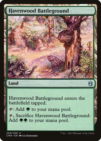 Havenwood Battleground [Commander Anthology] MTG Single Magic: The Gathering  | Multizone: Comics And Games