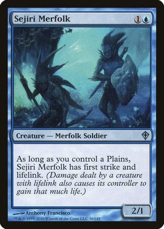 Sejiri Merfolk [Worldwake] MTG Single Magic: The Gathering  | Multizone: Comics And Games