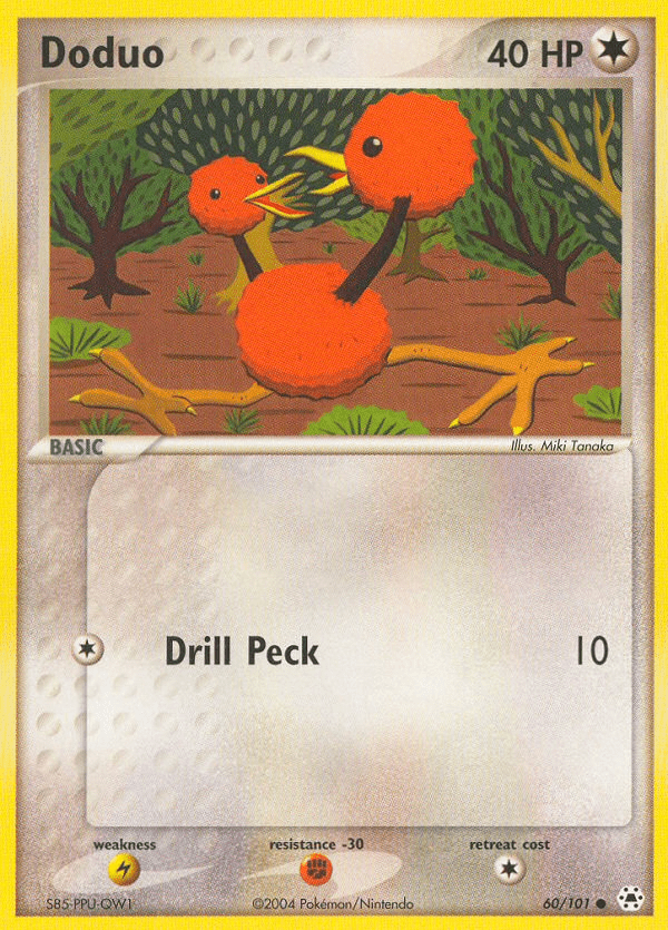 Doduo (60/101) [EX: Hidden Legends] Pokemon Single Pokémon  | Multizone: Comics And Games