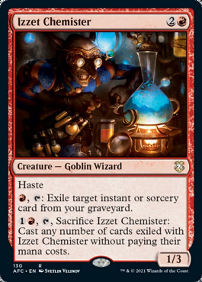 Izzet Chemister [Dungeons & Dragons: Adventures in the Forgotten Realms Commander] MTG Single Magic: The Gathering  | Multizone: Comics And Games