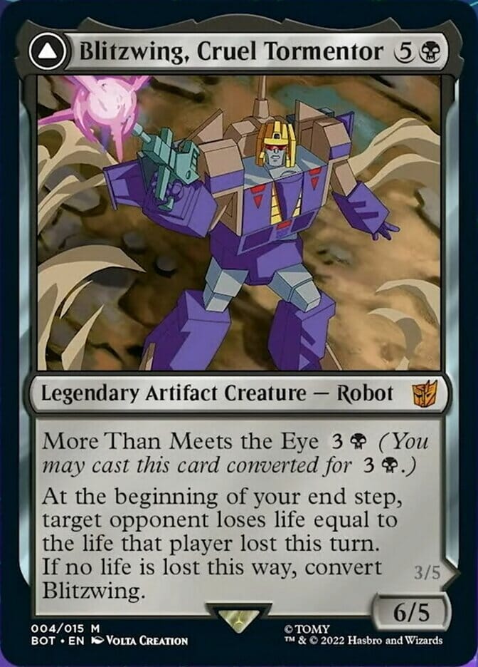 Blitzwing, Cruel Tormentor // Blitzwing, Adaptive Assailant [Universes Beyond: Transformers] MTG Single Magic: The Gathering  | Multizone: Comics And Games