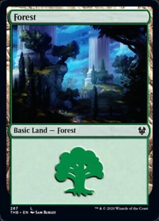 Forest (287) [Theros Beyond Death] MTG Single Magic: The Gathering  | Multizone: Comics And Games