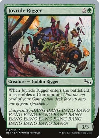 Joyride Rigger [Unstable] MTG Single Magic: The Gathering  | Multizone: Comics And Games