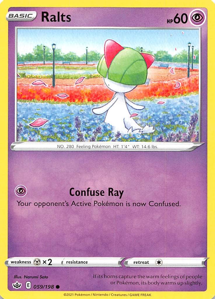 Ralts (059/198) [Sword & Shield: Chilling Reign] Pokemon Single Pokémon  | Multizone: Comics And Games
