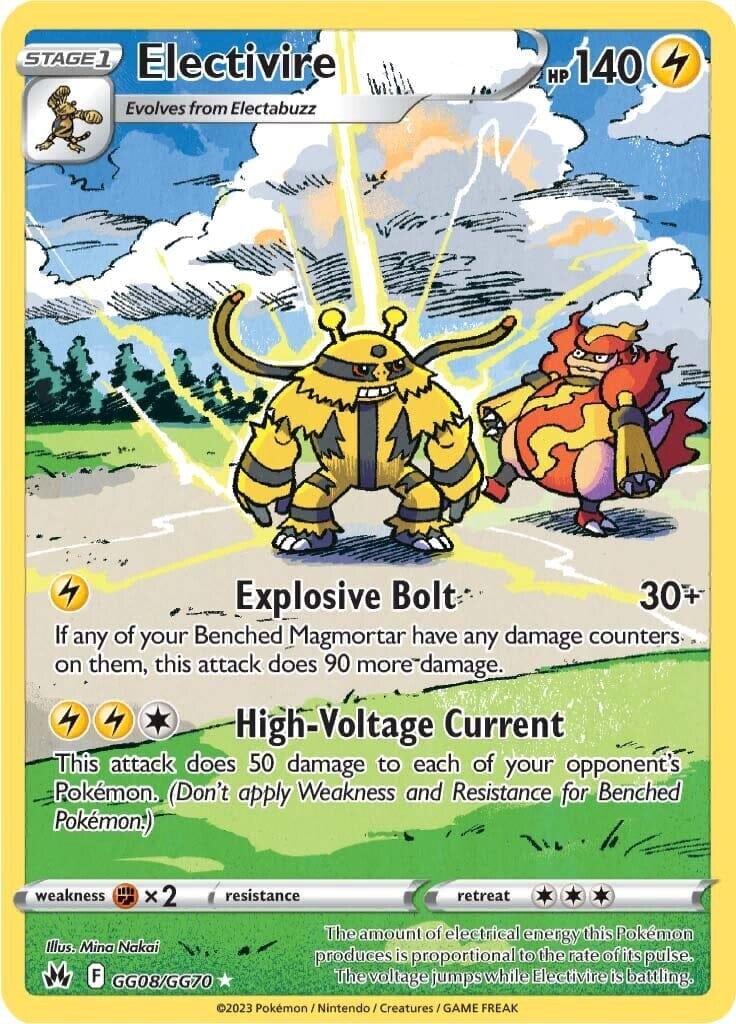 Electivire (GG08/GG70) [Sword & Shield: Crown Zenith] Pokemon Single Pokémon  | Multizone: Comics And Games