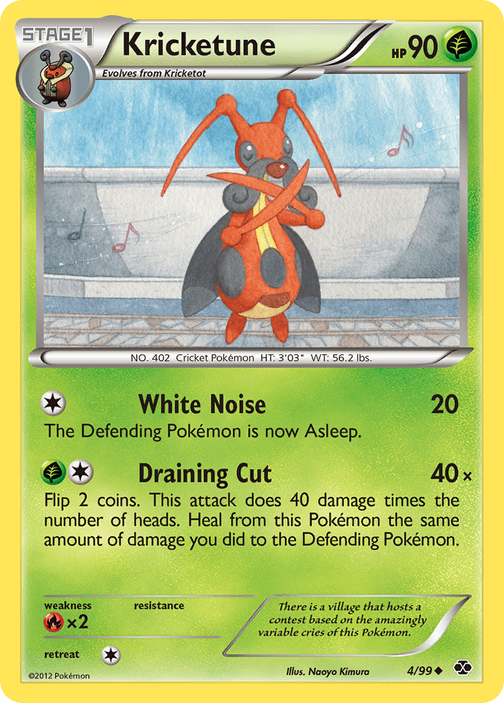 Kricketune (4/99) [Black & White: Next Destinies] Pokemon Single Pokémon  | Multizone: Comics And Games