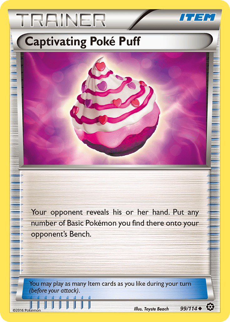 Captivating Poke Puff (99/114) [XY: Steam Siege] Pokemon Single Pokémon  | Multizone: Comics And Games