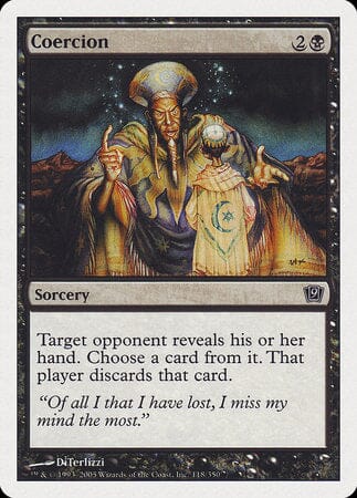 Coercion [Ninth Edition] MTG Single Magic: The Gathering  | Multizone: Comics And Games