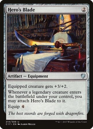 Hero's Blade [Commander 2017] MTG Single Magic: The Gathering  | Multizone: Comics And Games
