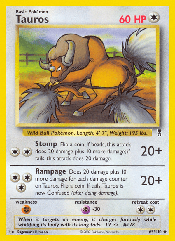 Tauros (65/110) [Legendary Collection] Pokemon Single Pokémon  | Multizone: Comics And Games