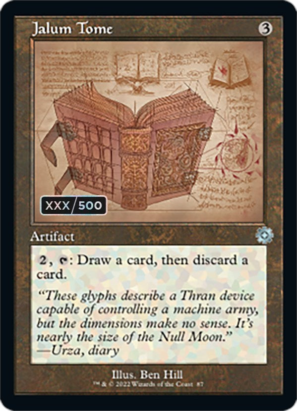 Jalum Tome (Retro Schematic) (Serial Numbered) [The Brothers' War Retro Artifacts] MTG Single Magic: The Gathering  | Multizone: Comics And Games