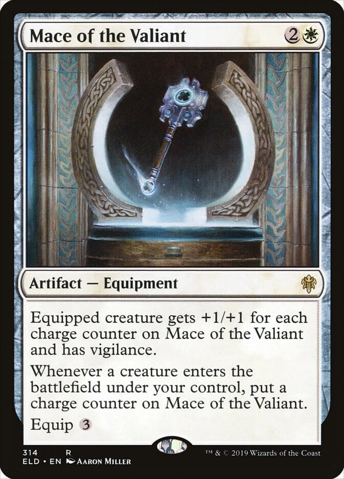 Mace of the Valiant [Throne of Eldraine] MTG Single Magic: The Gathering  | Multizone: Comics And Games
