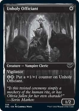 Unholy Officiant [Innistrad: Double Feature] MTG Single Magic: The Gathering  | Multizone: Comics And Games