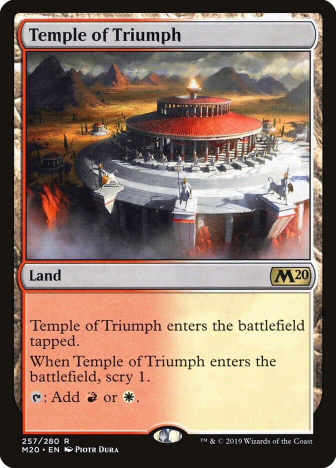 Temple of Triumph [Core Set 2020] MTG Single Magic: The Gathering  | Multizone: Comics And Games