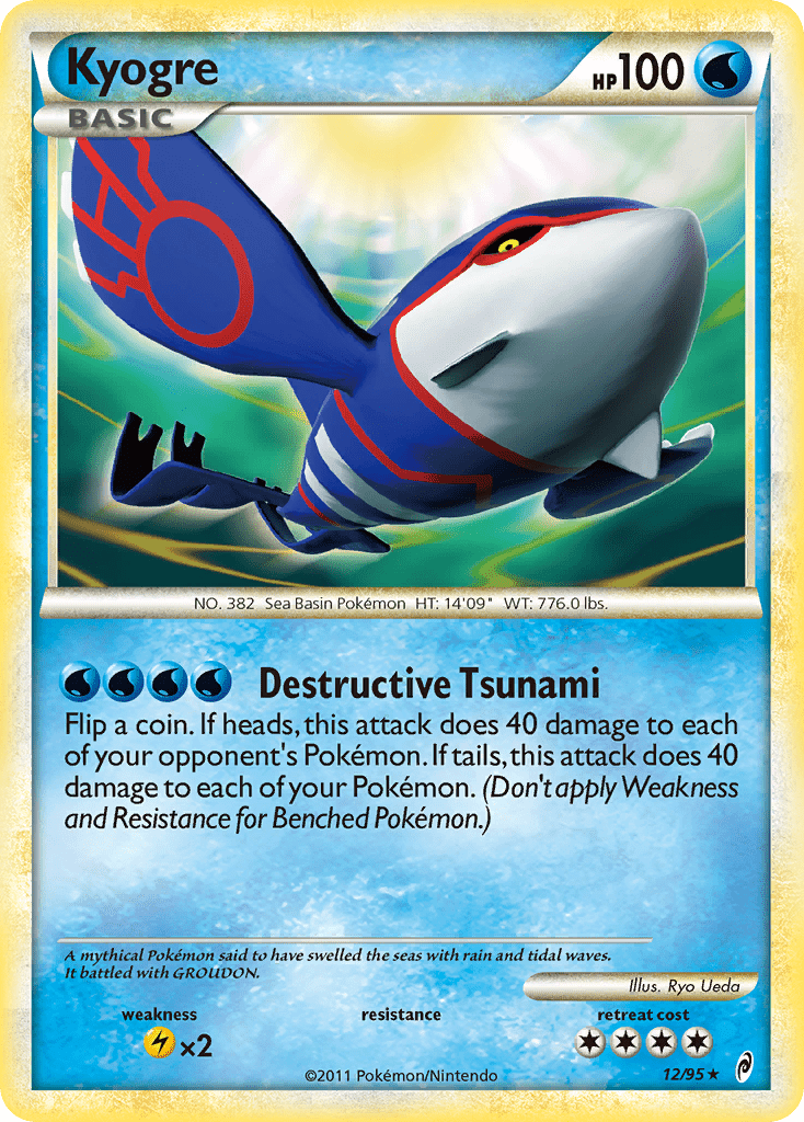 Kyogre (12/95) [HeartGold & SoulSilver: Call of Legends] Pokemon Single Pokémon  | Multizone: Comics And Games